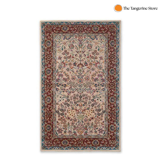 Handcrafted Rug/Carpet | Pure Wool | Hand Tufted | High Pile | High Density | Yarn Dyed-0